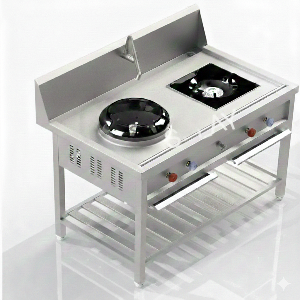 Two Burner Combi Range