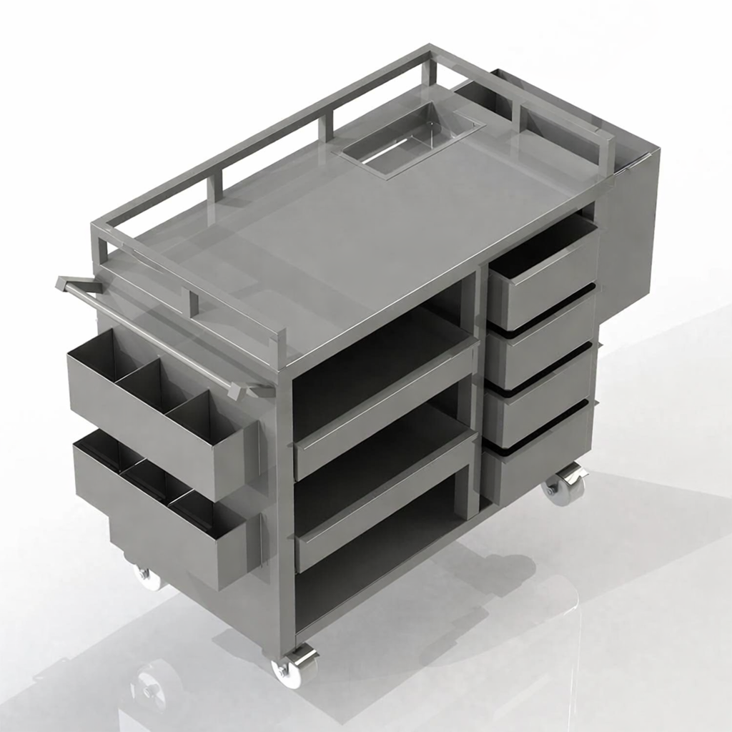 Tea Snacks Service Trolley