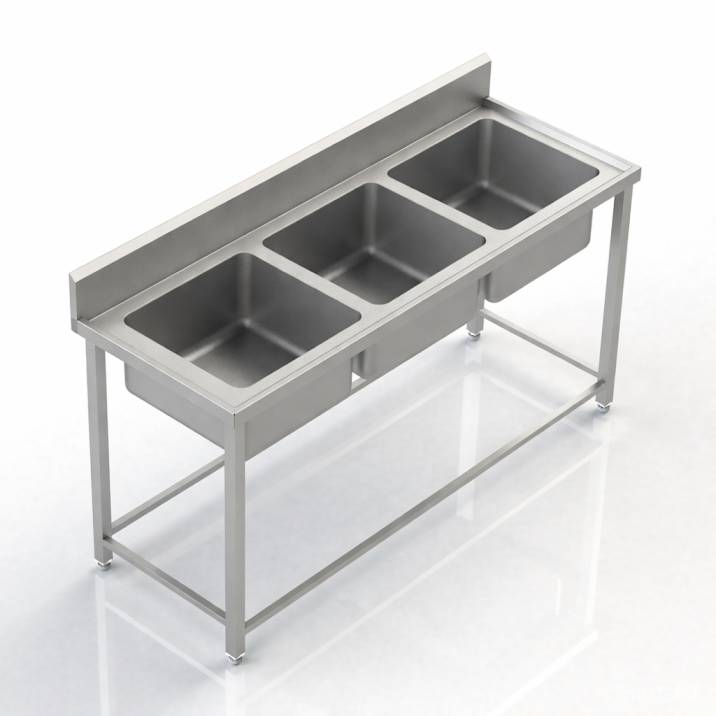 Three Sink Unit