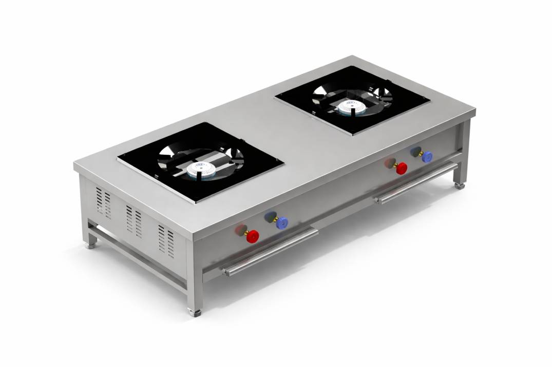 Two Burner Bulk Cooking Range